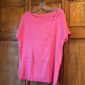 NWT Casual Corner Annex Short Sleeve Sweater 1X